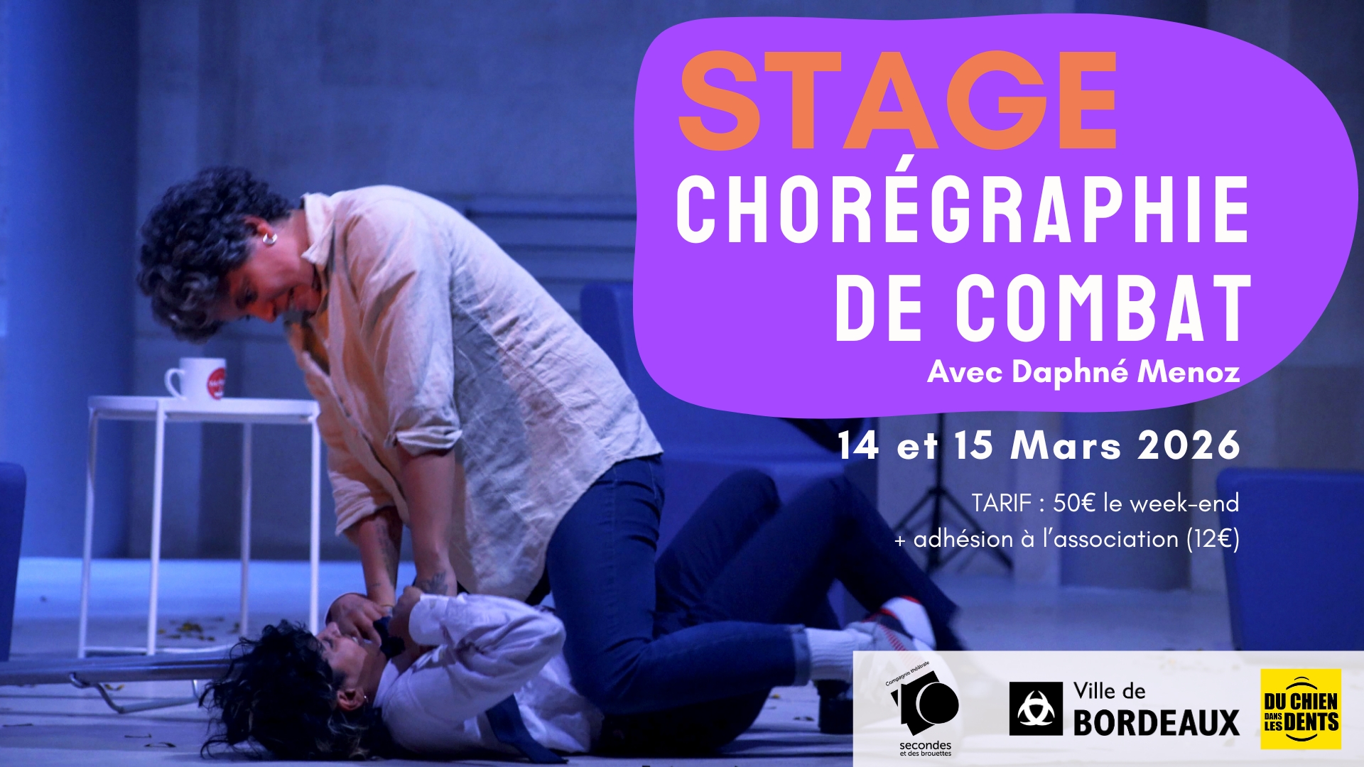 Stage – Chorégraphie de combat à Bordeaux